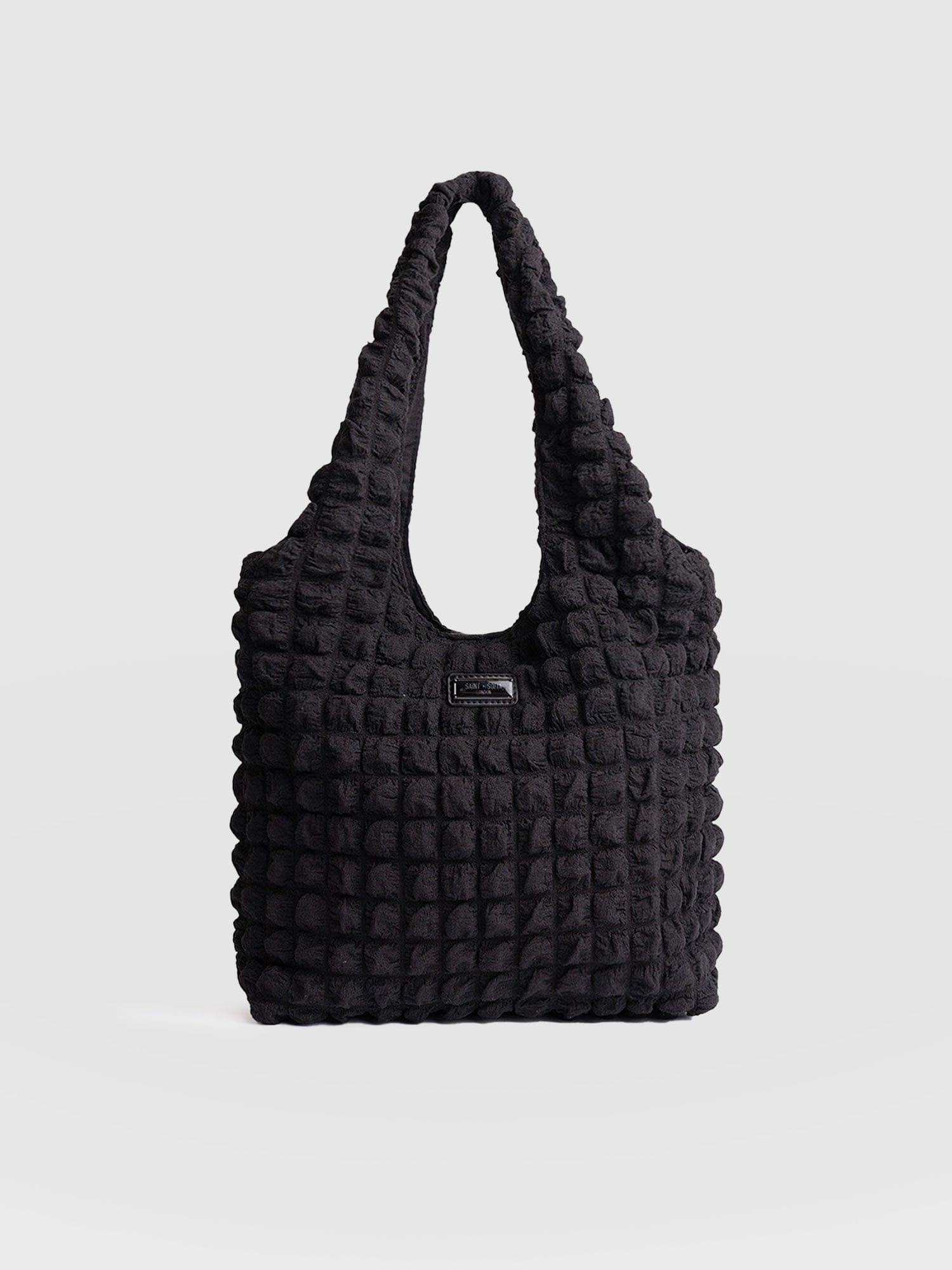 Soho Shoulder Tote Bag Black - Women's Bags | Saint + Sofia® UK