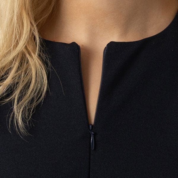Zipped Neckline