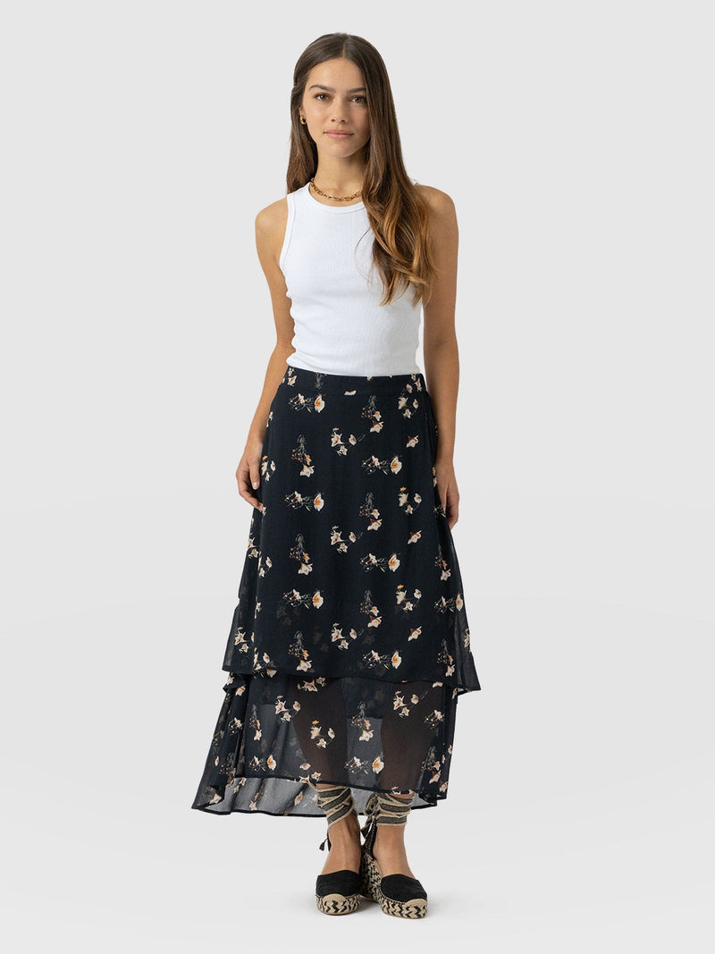 Etta Layered Skirt - Lily Gardens