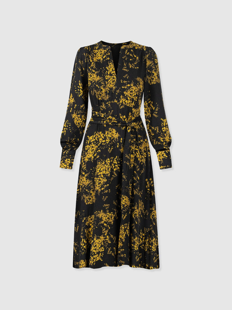 Adaline Zip Up Dress - Yellow Mimosa - Women's Dresses | Saint + Sofia® UK