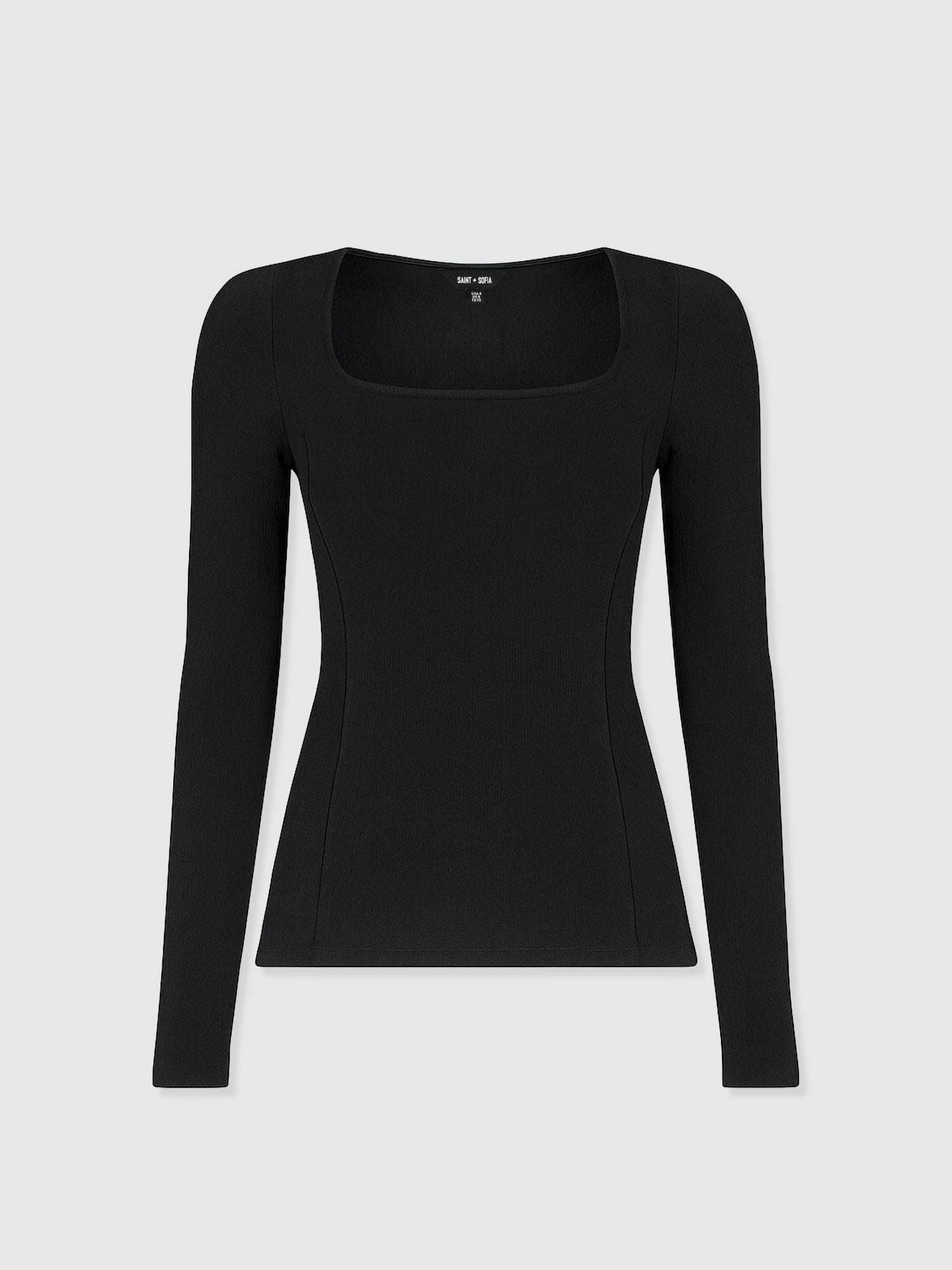Akia Long Sleeve Tee - Black