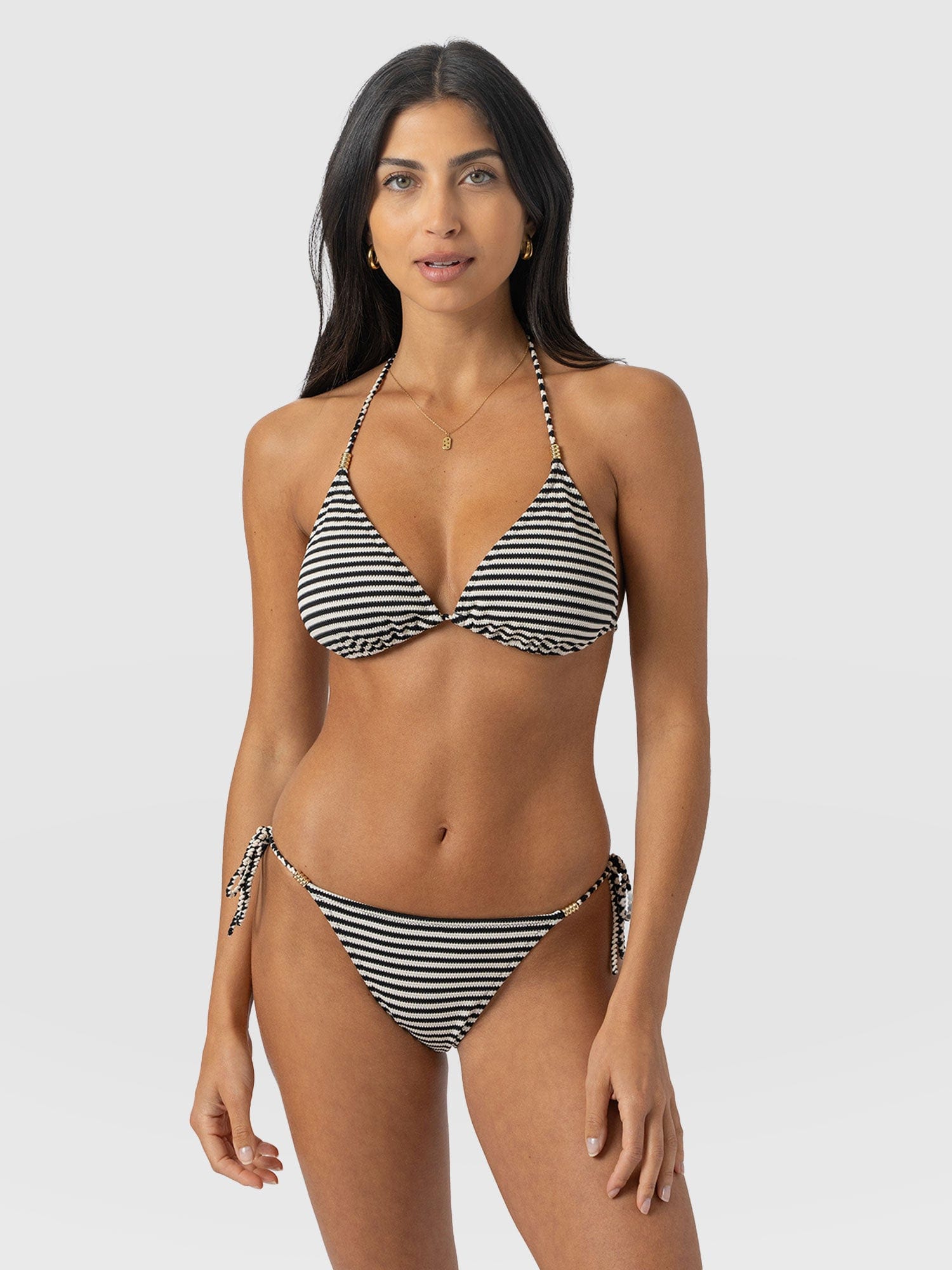 Alba Triangle Bikini Top - Stripe