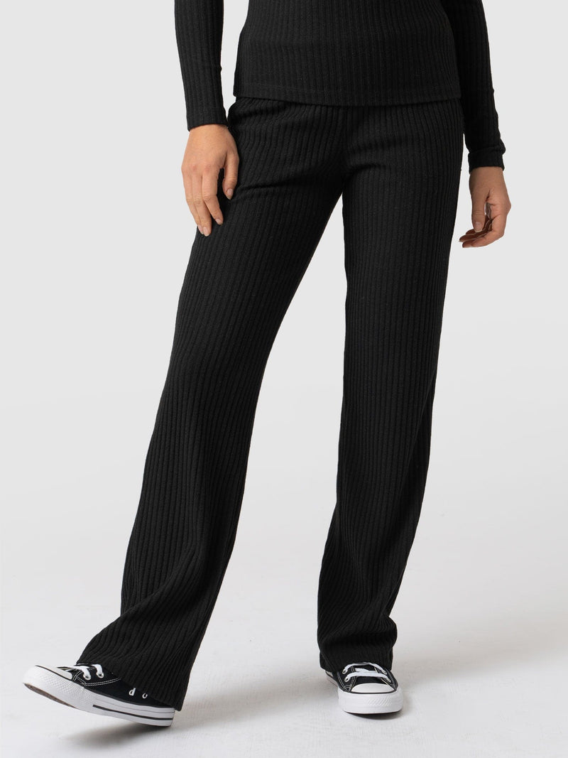 Apartment Pant - Black Rib