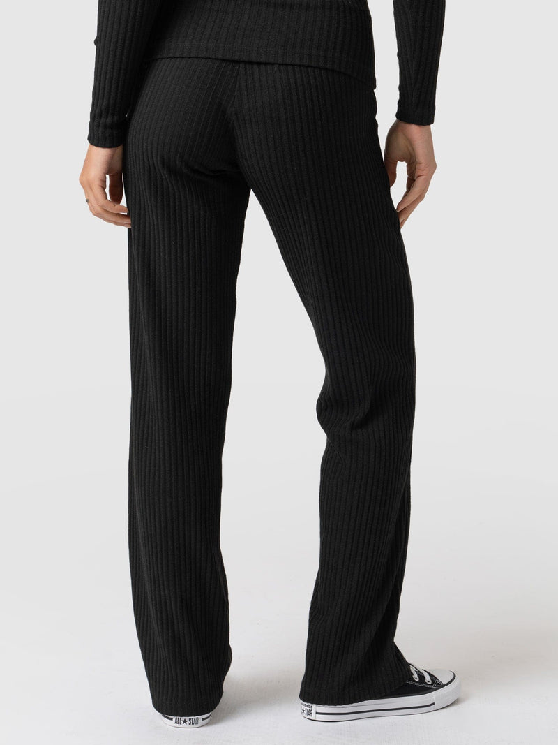 Apartment Pant - Black Rib