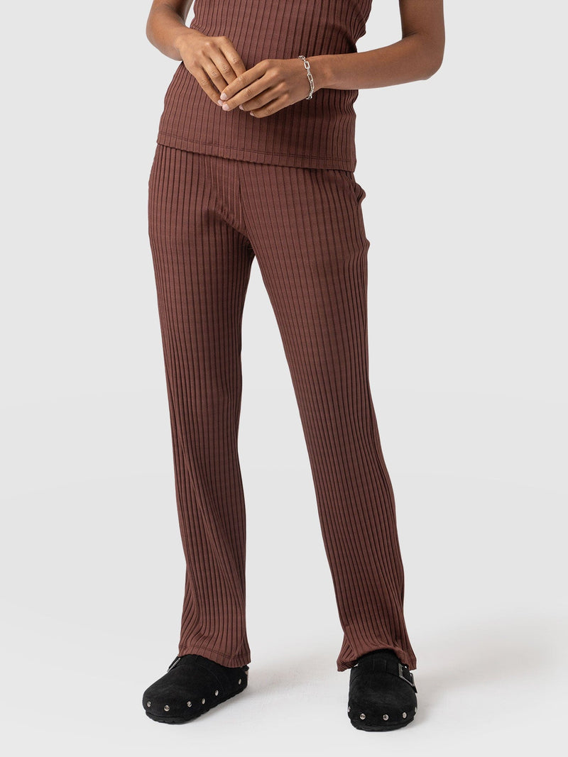 Apartment Pant - Maroon Rib