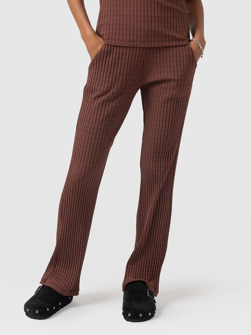 Apartment Pant - Maroon Rib