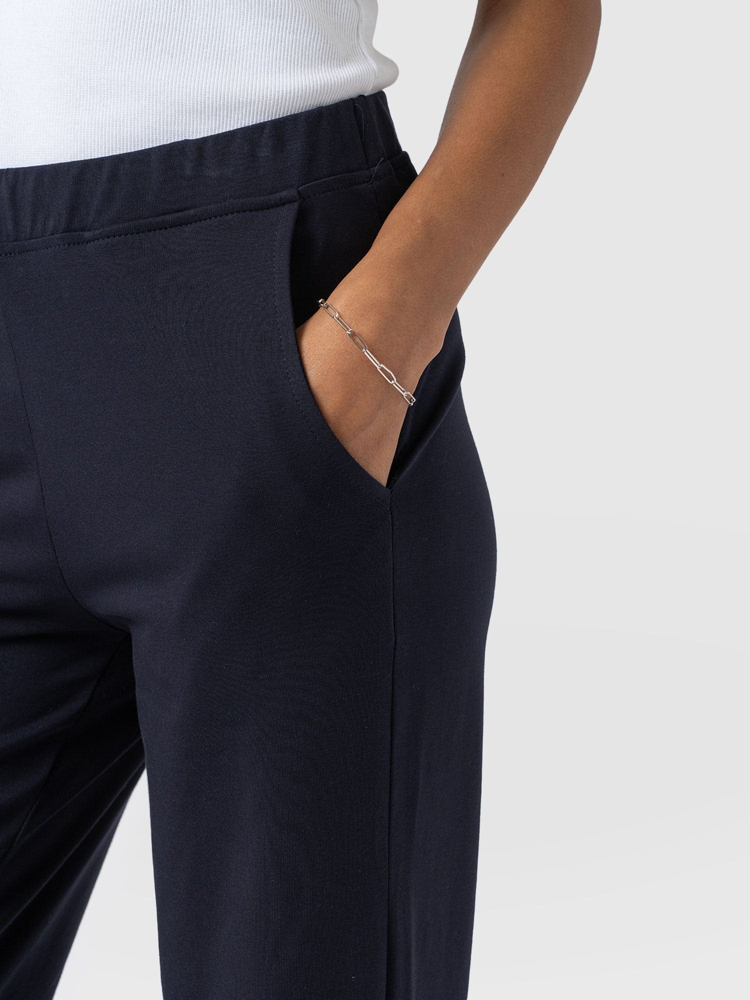 Apartment Pant Navy - Women's Trousers | Saint + Sofia® UK