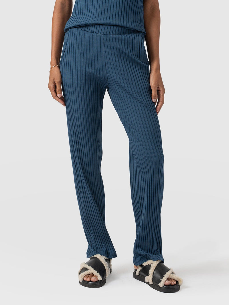 Apartment Pant - Teal Rib