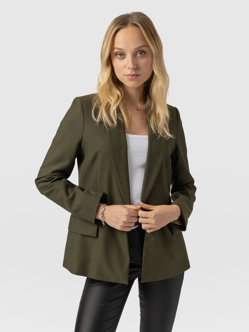 Argent Blazer - Khaki