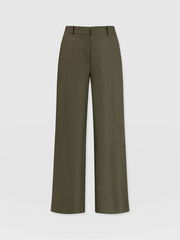 Argent Wide Leg Pant - Khaki