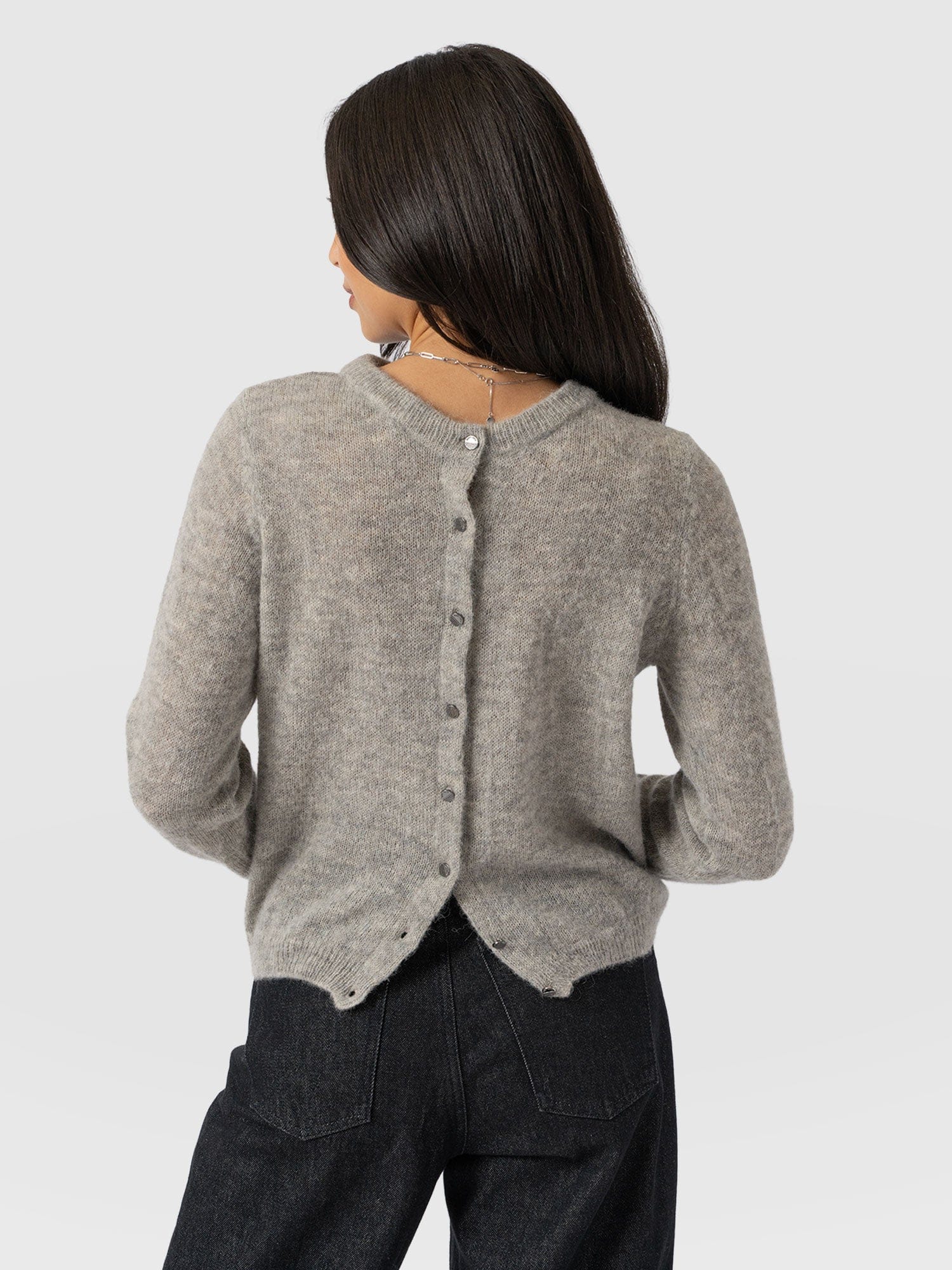 Ariella Cardigan Grey - Women's Cardigans | Saint + Sofia® UK