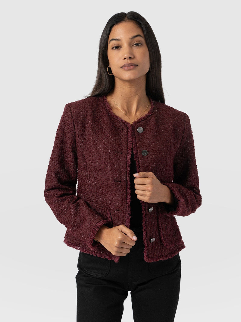 Ashby Jacket - Maroon