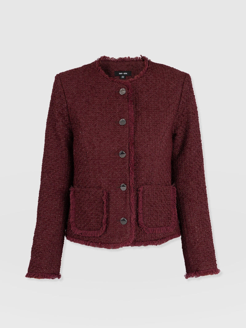 Ashby Jacket - Maroon