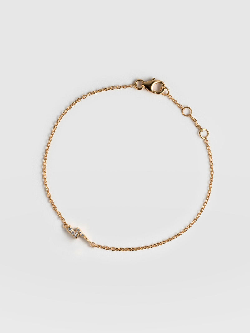 Astral Lightning Bracelet - Gold