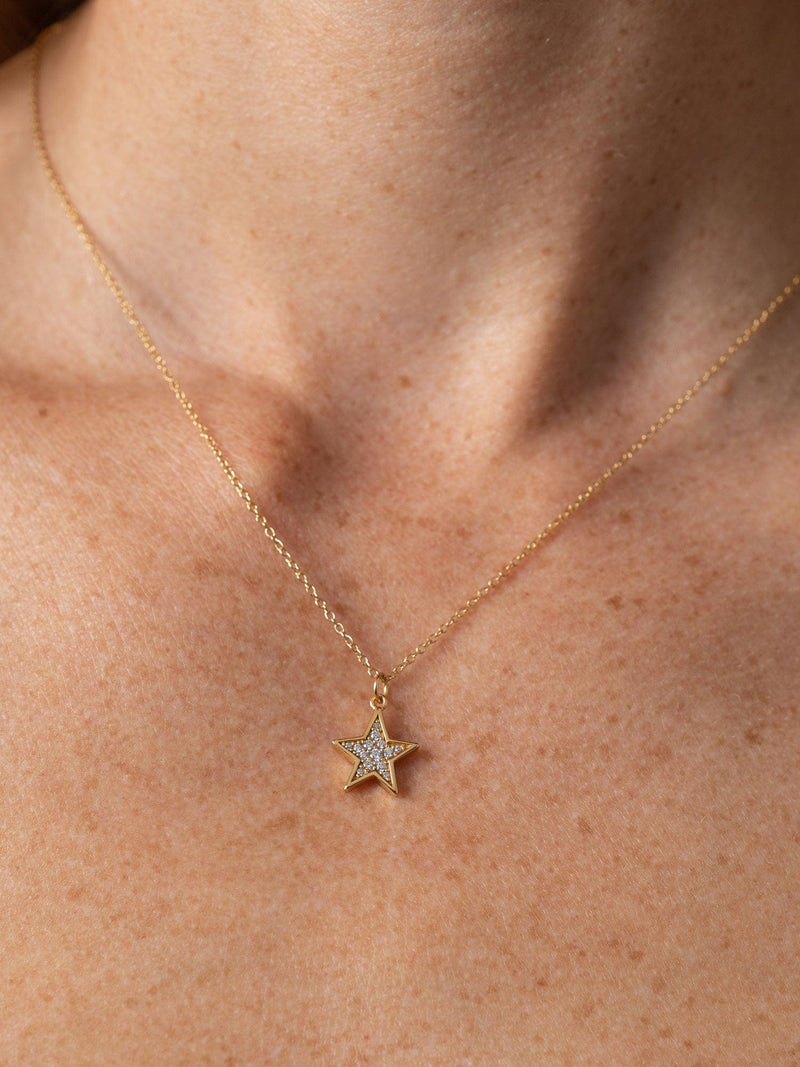 Astral Star Necklace - Gold