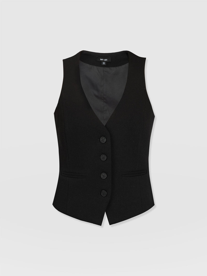 Astrid Waistcoat - Black