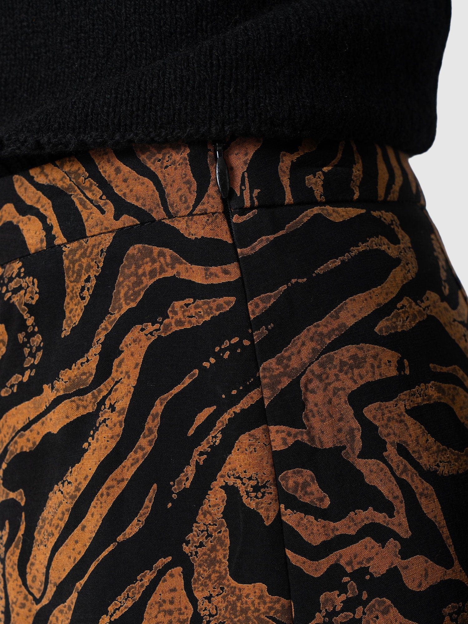 Audrey Skirt - Brown Zebra - Women's Skirts | Saint + Sofia® UK