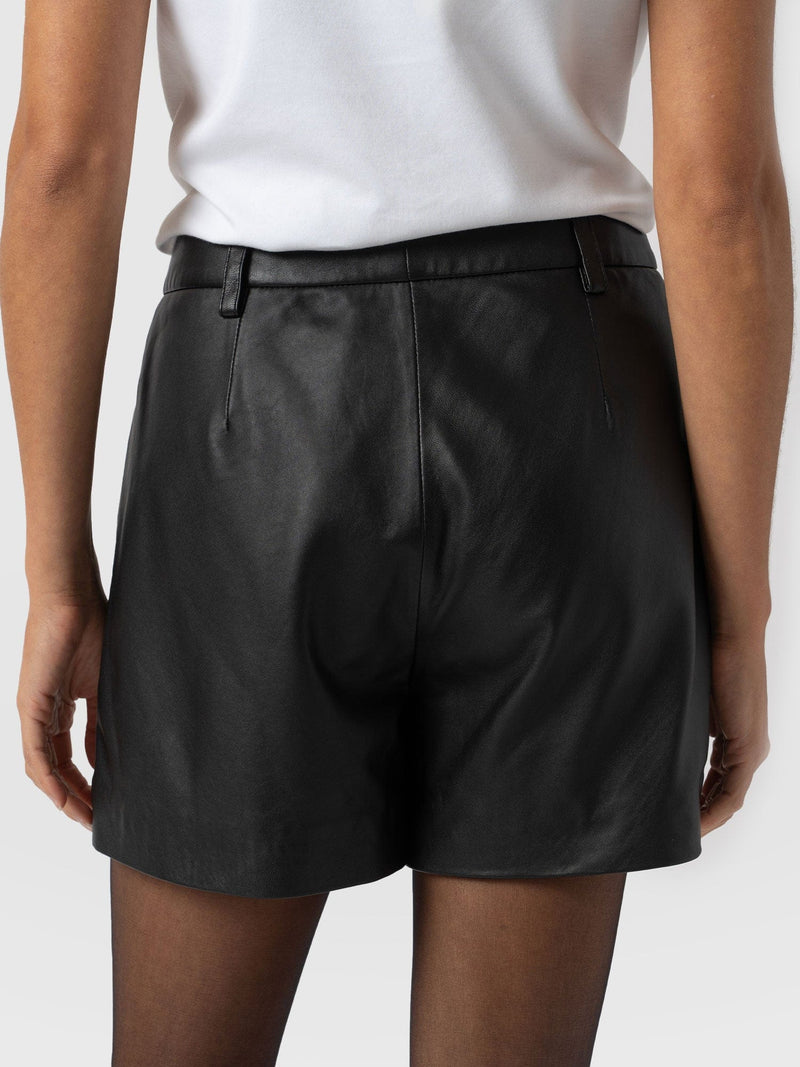 Bonham Leather Short - Black