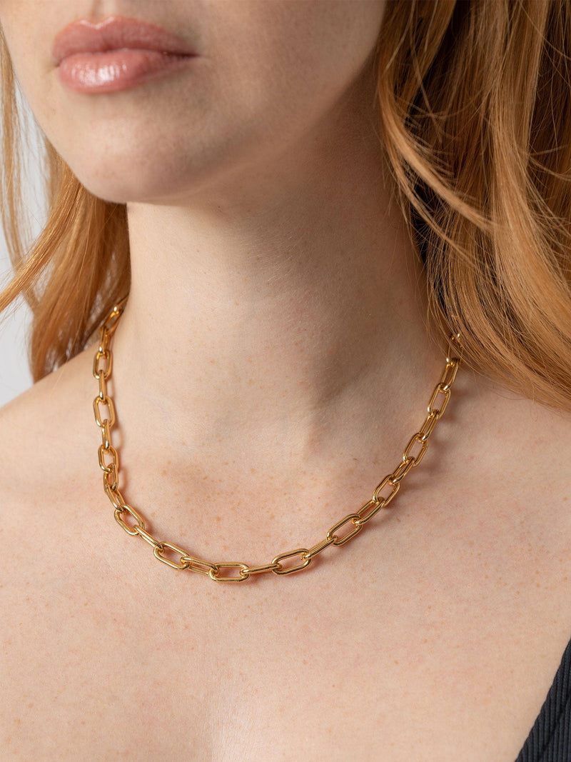 Cable Chain Necklace - Gold