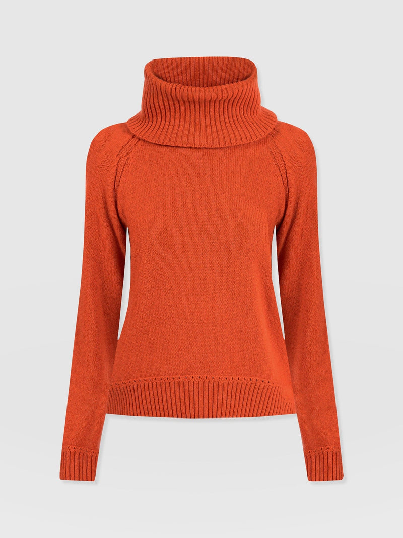 Cambridge Cashmere Jumper - Orange