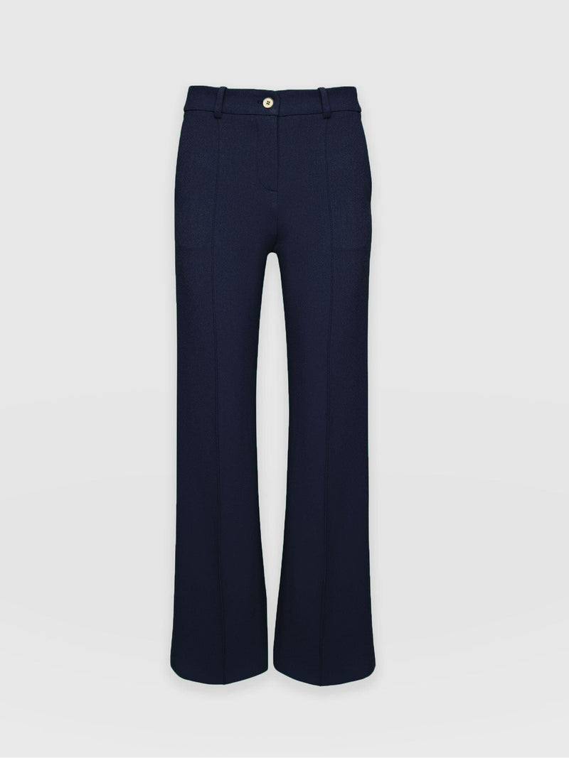 Cambridge Tailored Wide Leg Pant - Navy