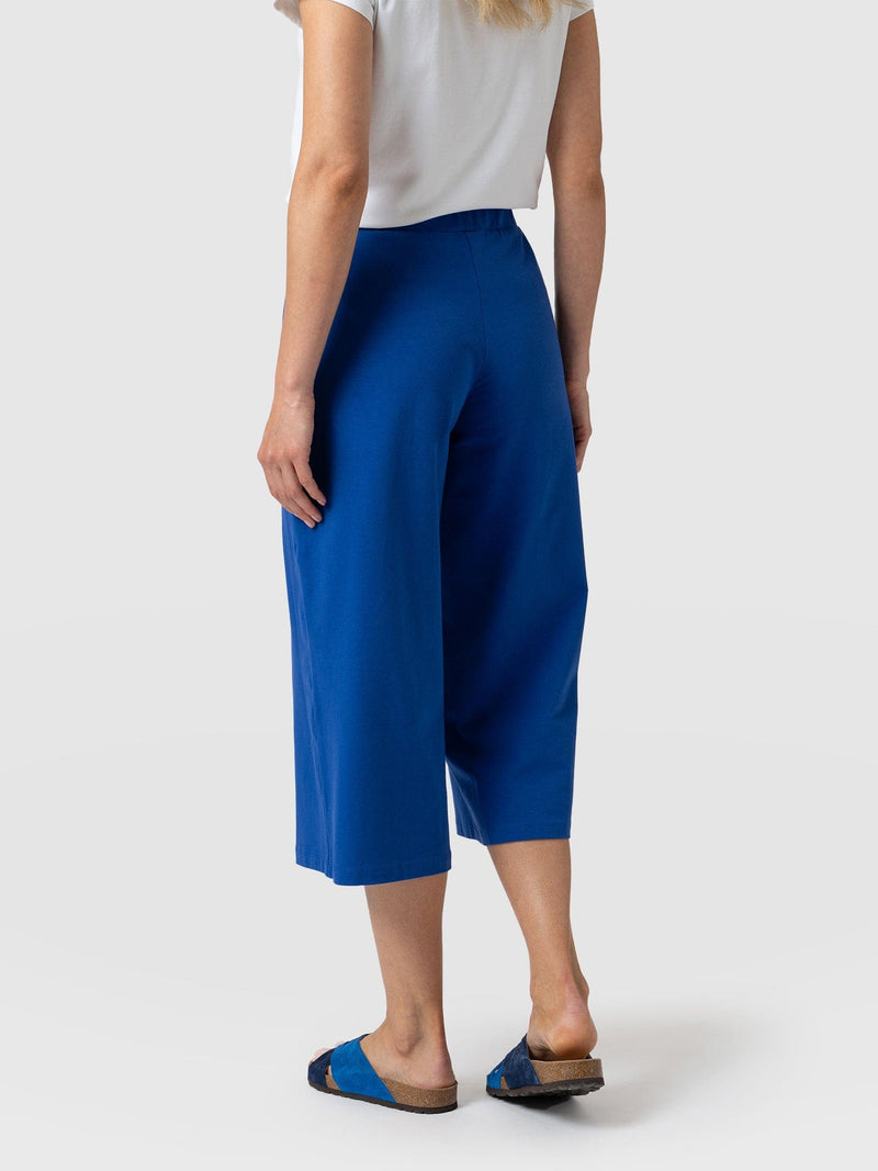 Cara Wide Leg Culotte - Cobalt Blue