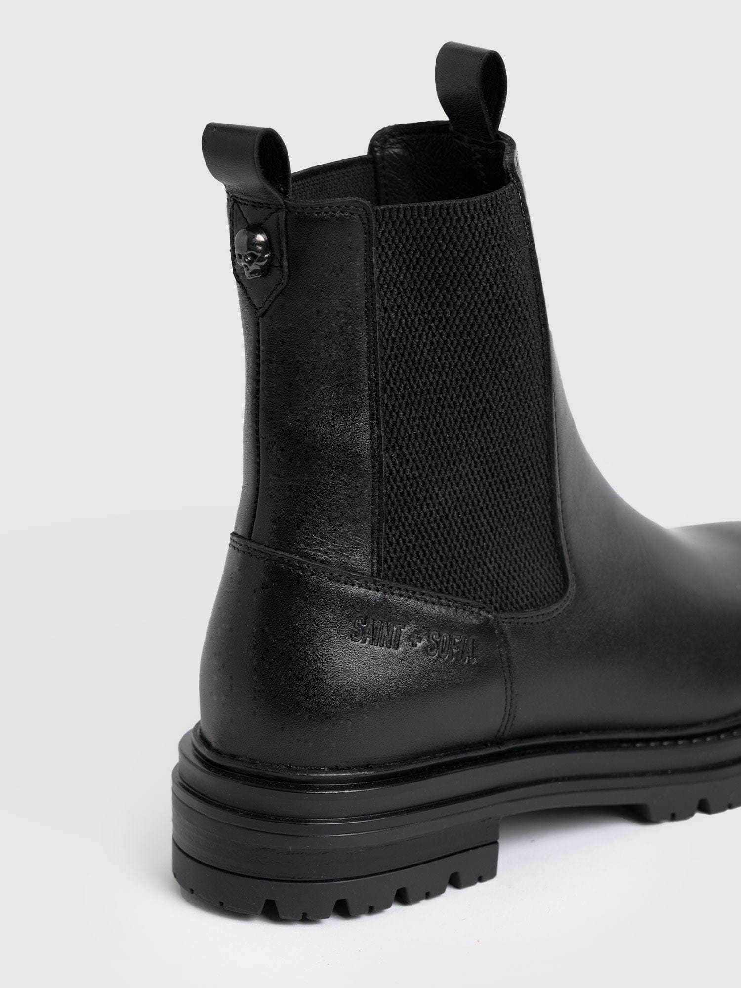 Carnaby Chelsea Boot Black - Women's Leather Boots | Saint + Sofia® UK