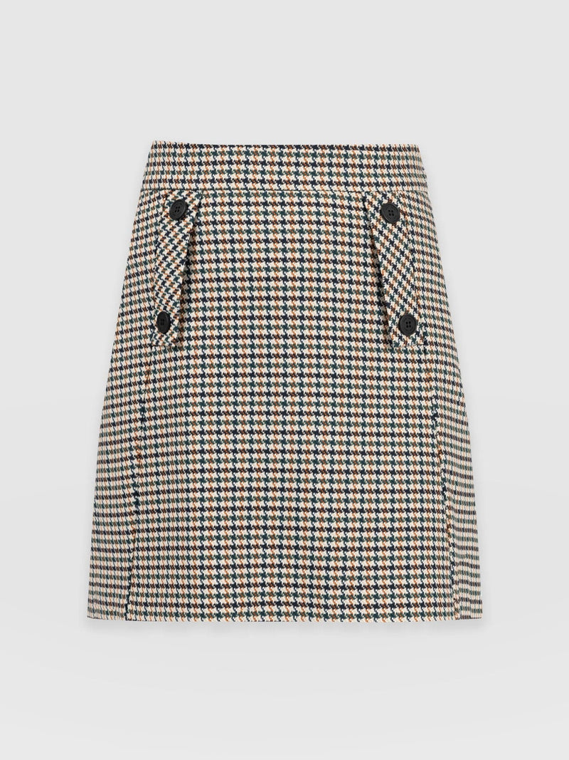 Carnaby Mini Skirt - Saxon Jacquard