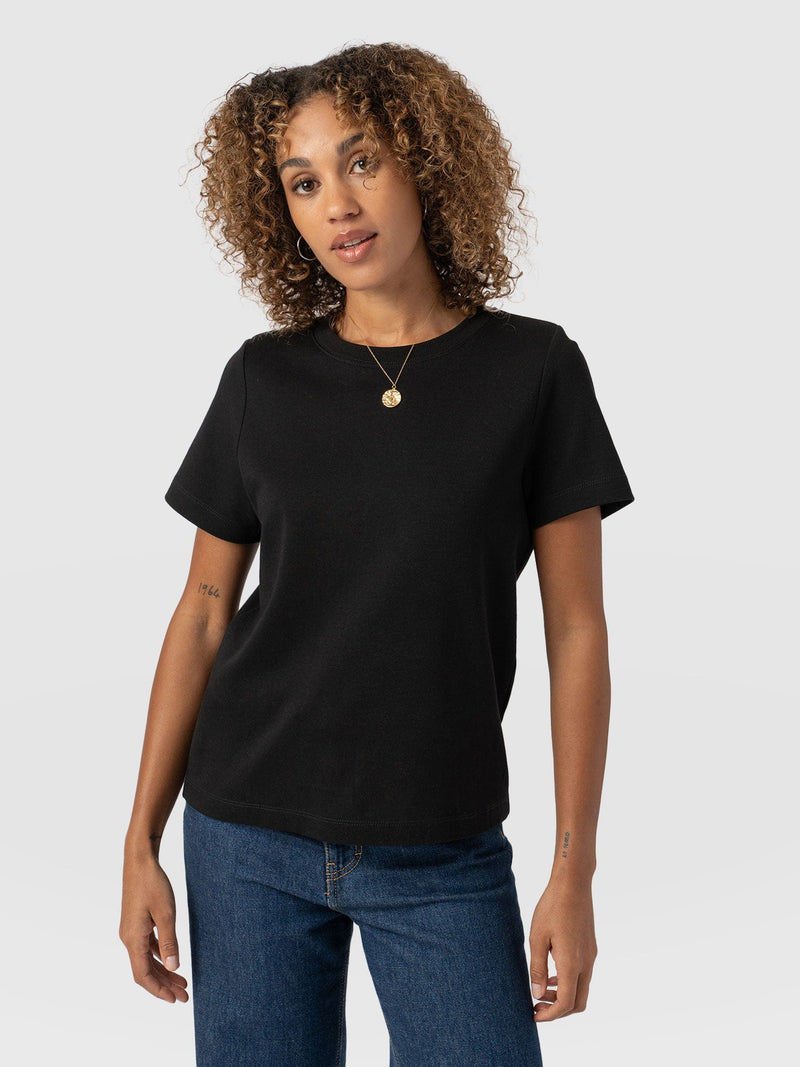 Chelsea Crew Neck Tee - Black