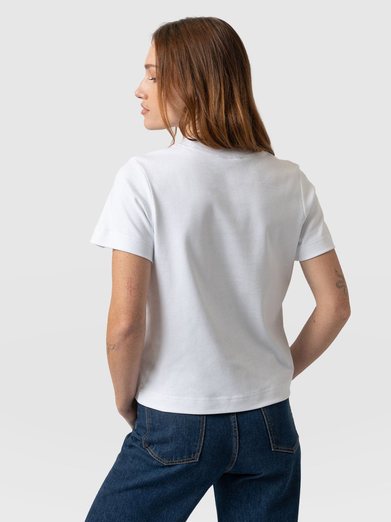 Chelsea Crew Neck Tee - White