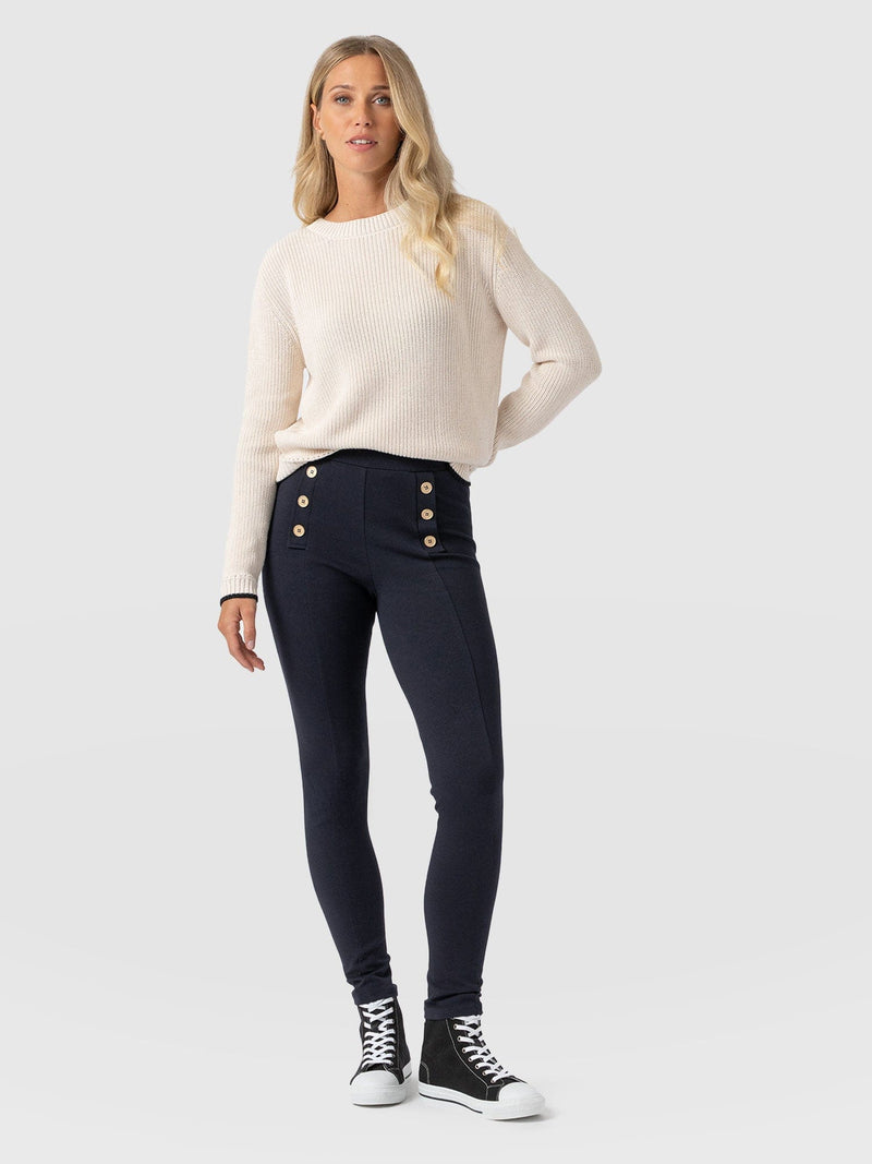 Chelsea Legging Navy - Women's Leggings | Saint + Sofia® UK