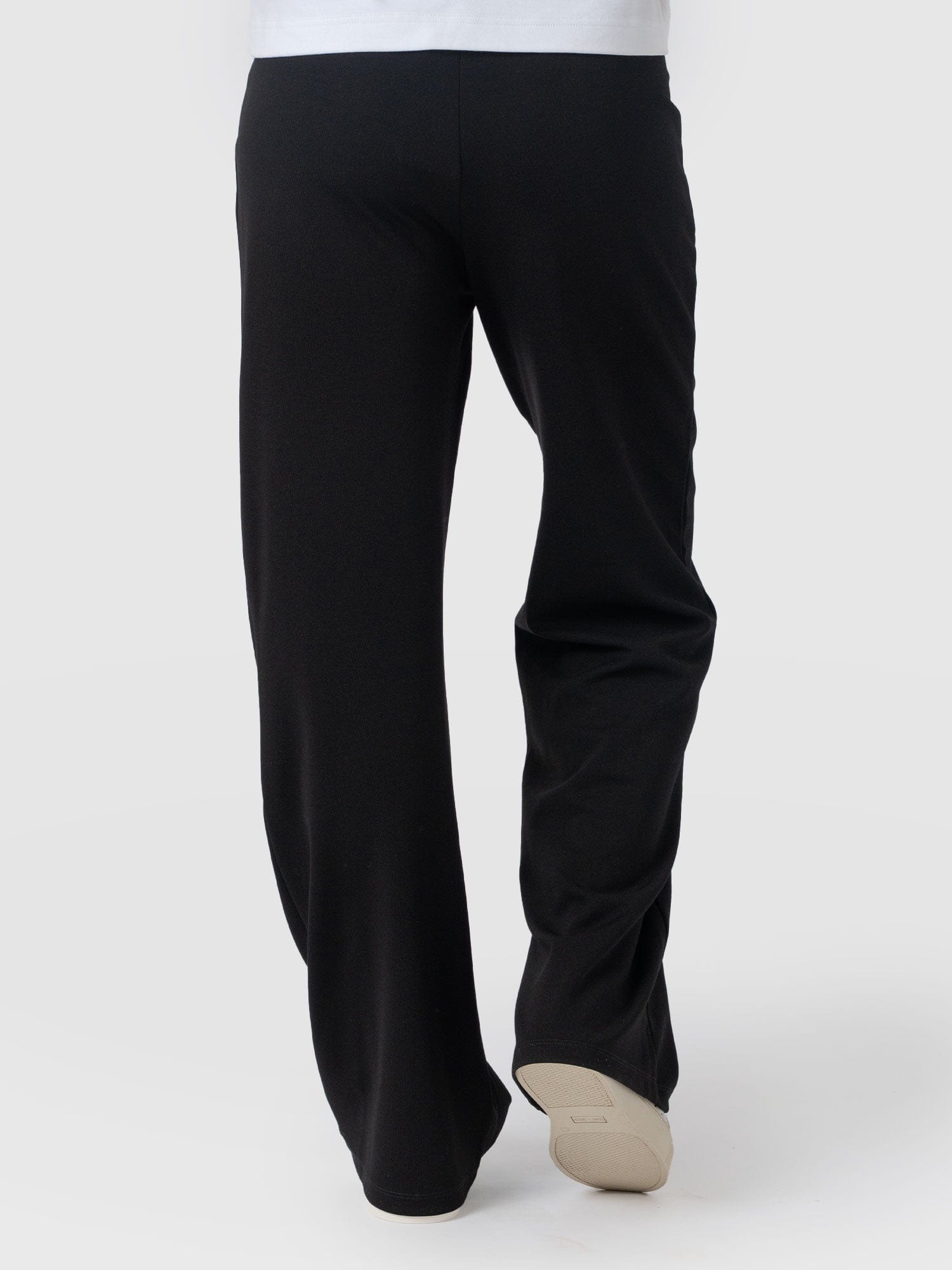 Chelsea Pant Black Jersey - Women's Trousers | Saint + Sofia® UK