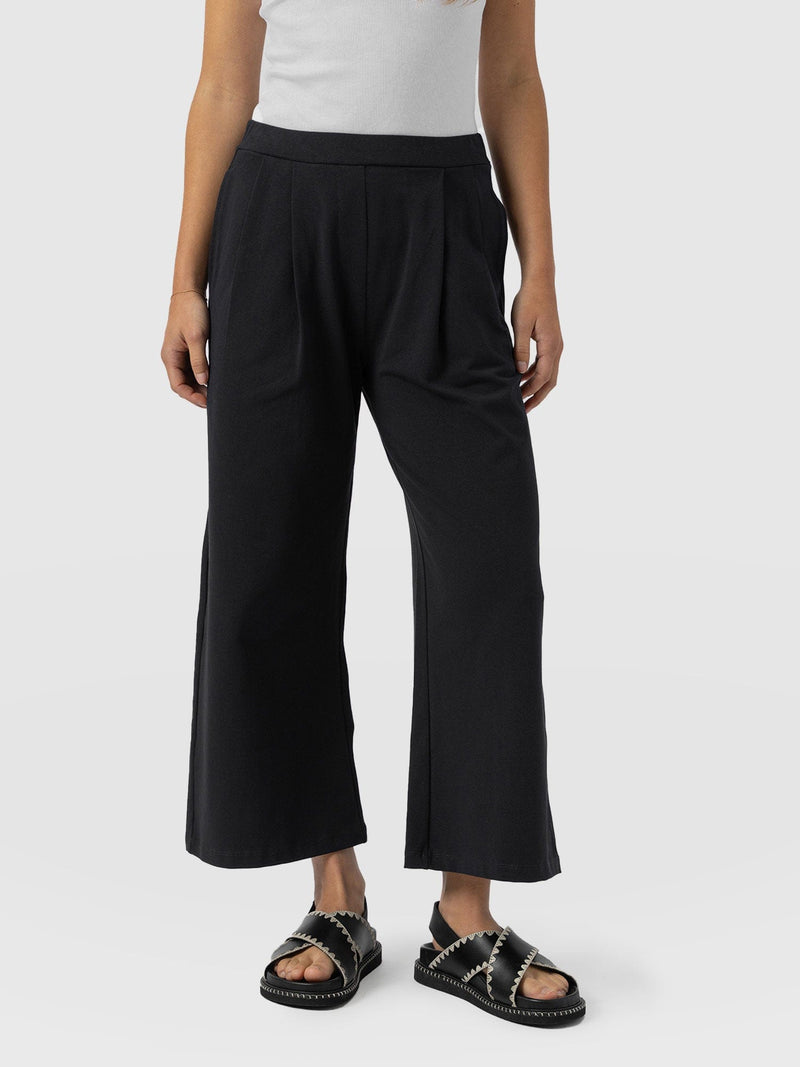 City Culotte - Black Pleats