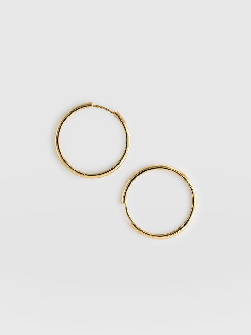 Classic Hoop Earrings - Gold