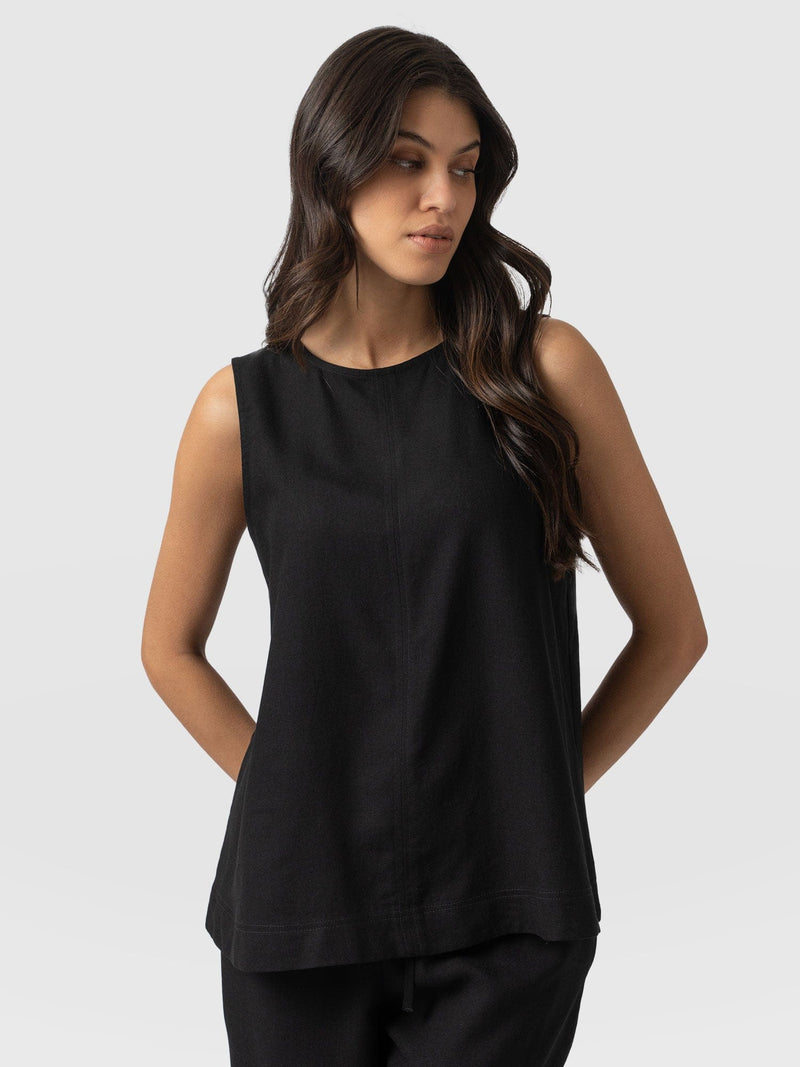 Corinne Tunic  - Black