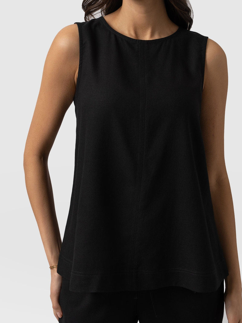 Corinne Tunic  - Black