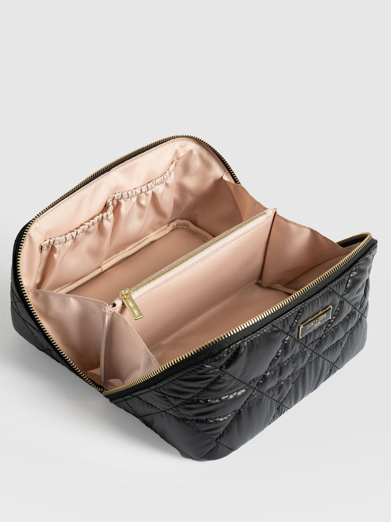 Cosmetics & Wash Bag - Black