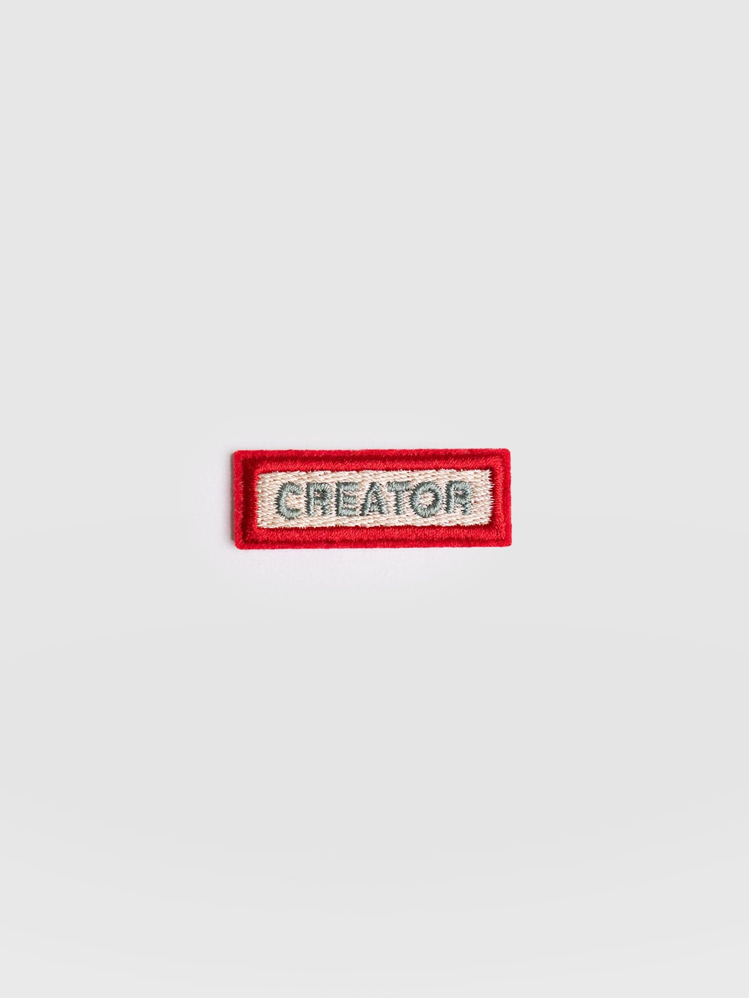Creator Sticker Badge - Cream