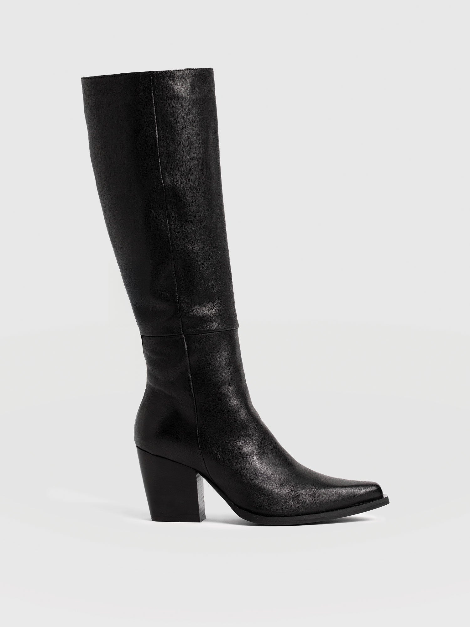 Dallas Knee High Boot - Black