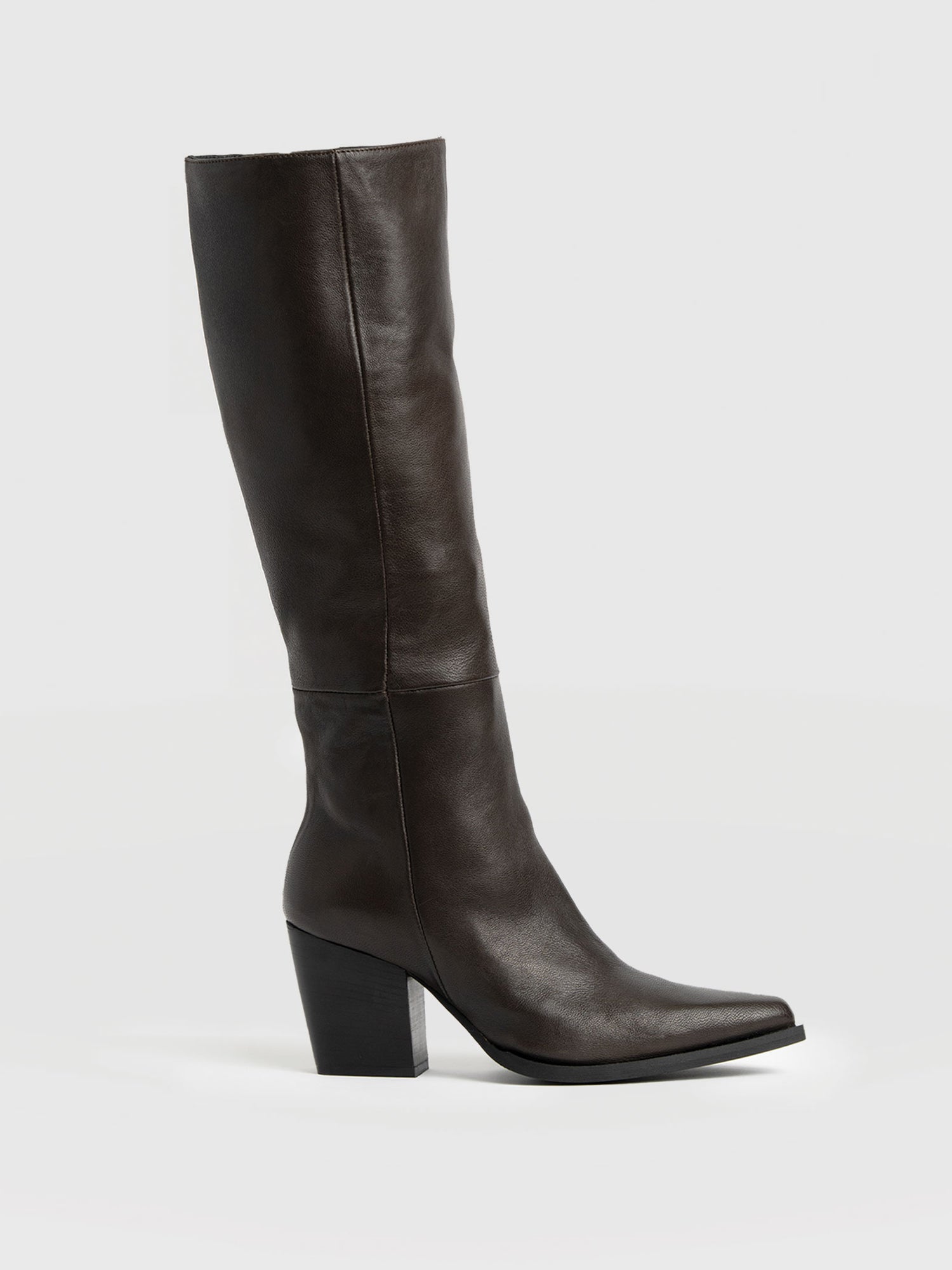 Dallas Knee High Boot - Chocolate
