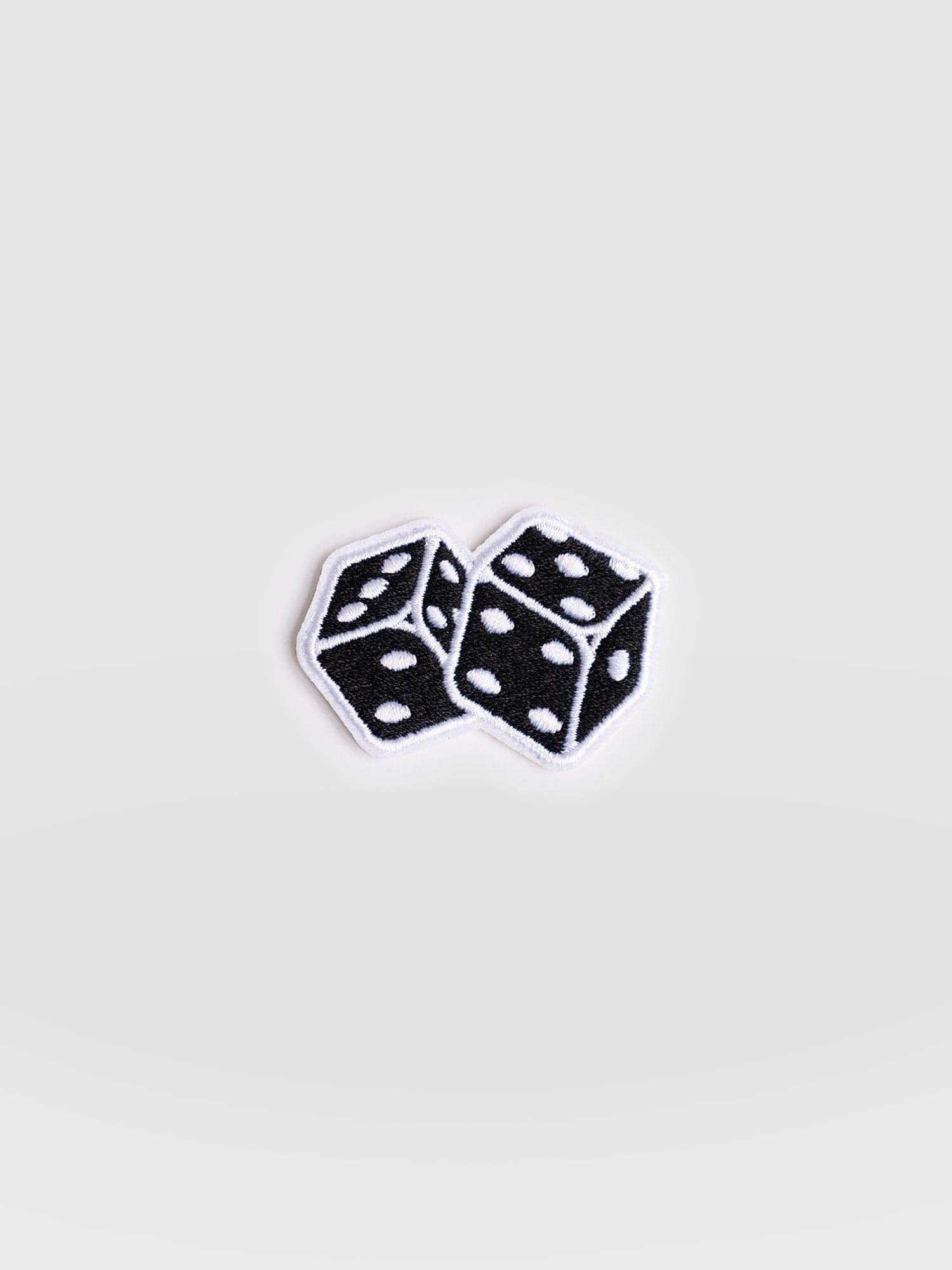 Dice Sticker Badge - Black