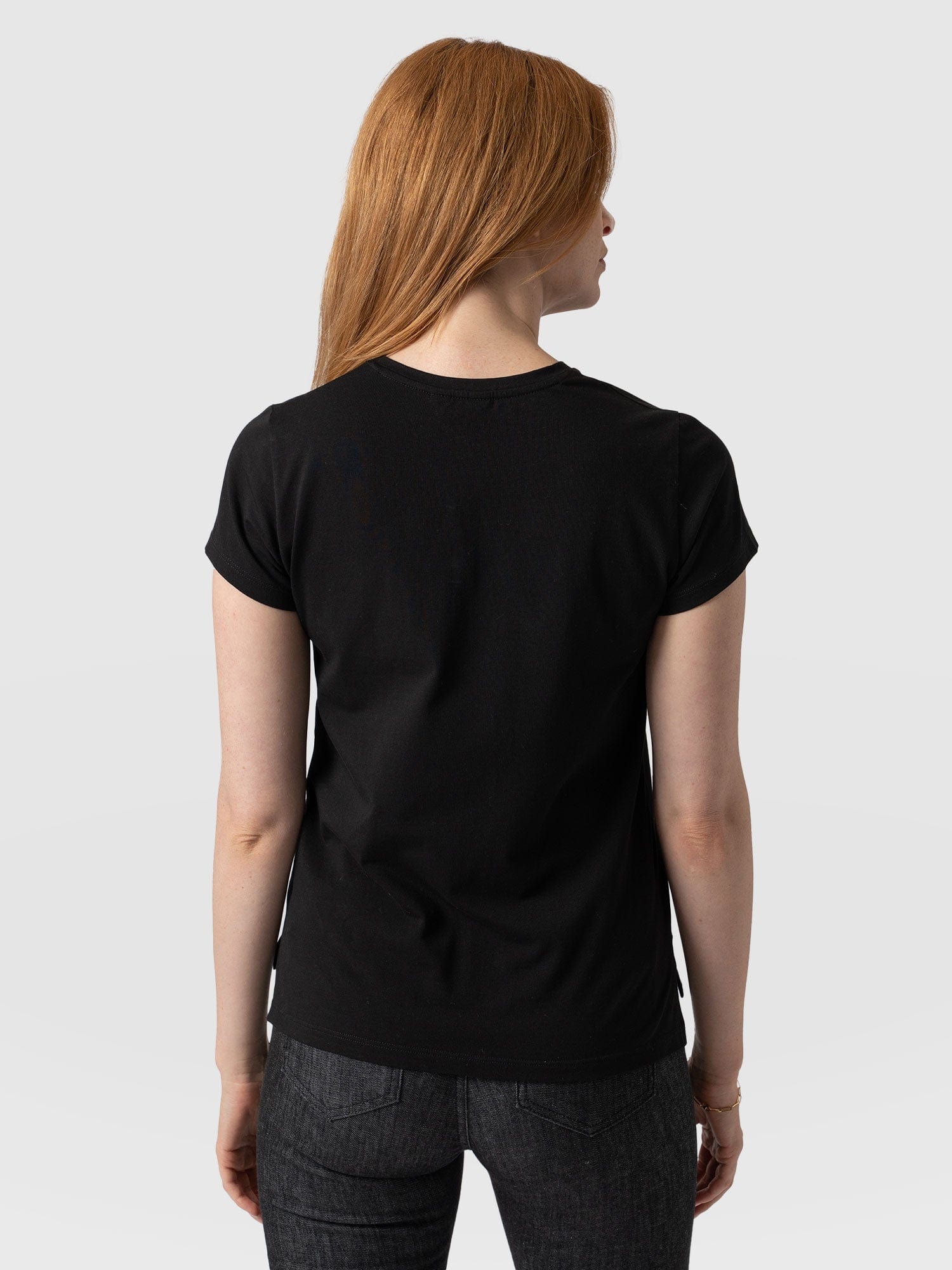 Easy Tee Black - Women's T-Shirts | Saint + Sofia® UK