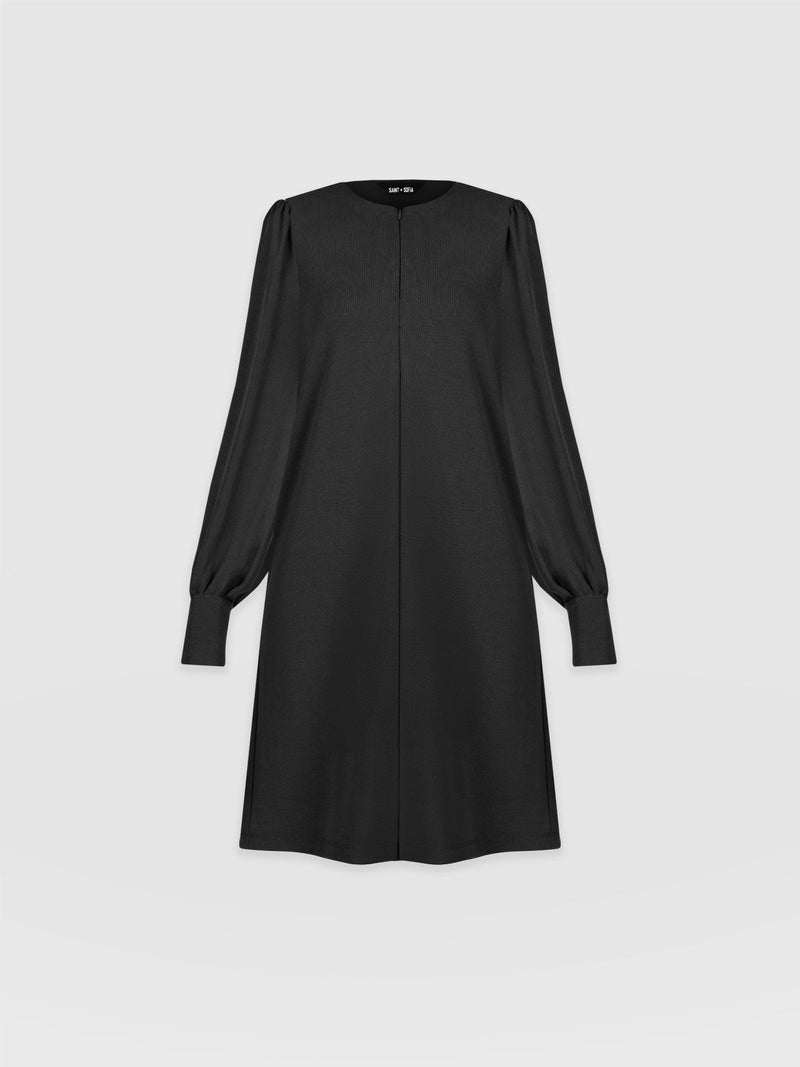 Esme Zip Up Dress Black - Women's Dresses | Saint + Sofia® UK