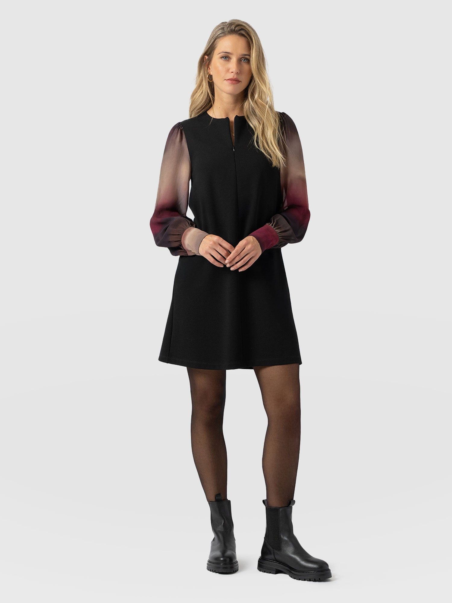 Esme Zip Up Dress - Purple Gradient - Women's Dresses | Saint + Sofia® UK