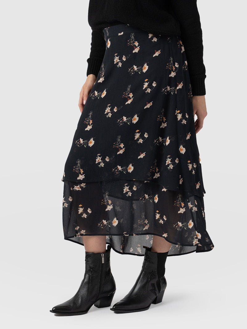 Etta Layered Skirt - Lily Gardens