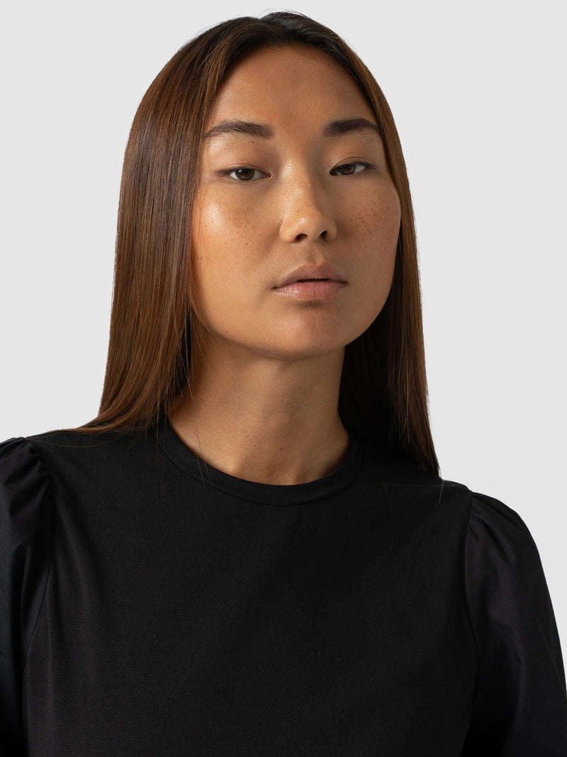 Eva Mock Shirt - Black