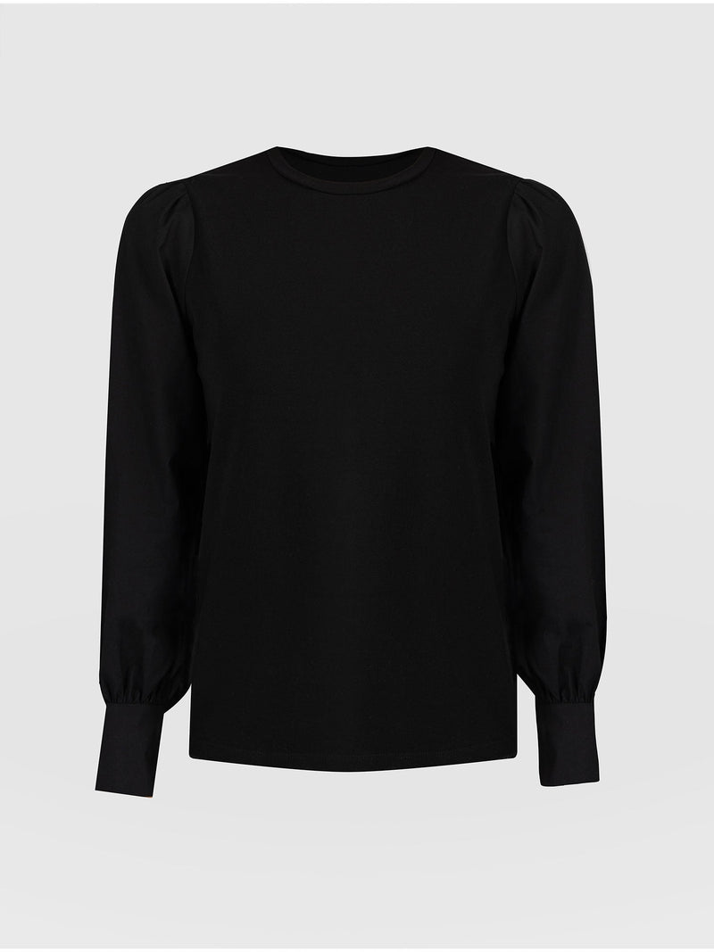 Eva Mock Shirt - Black