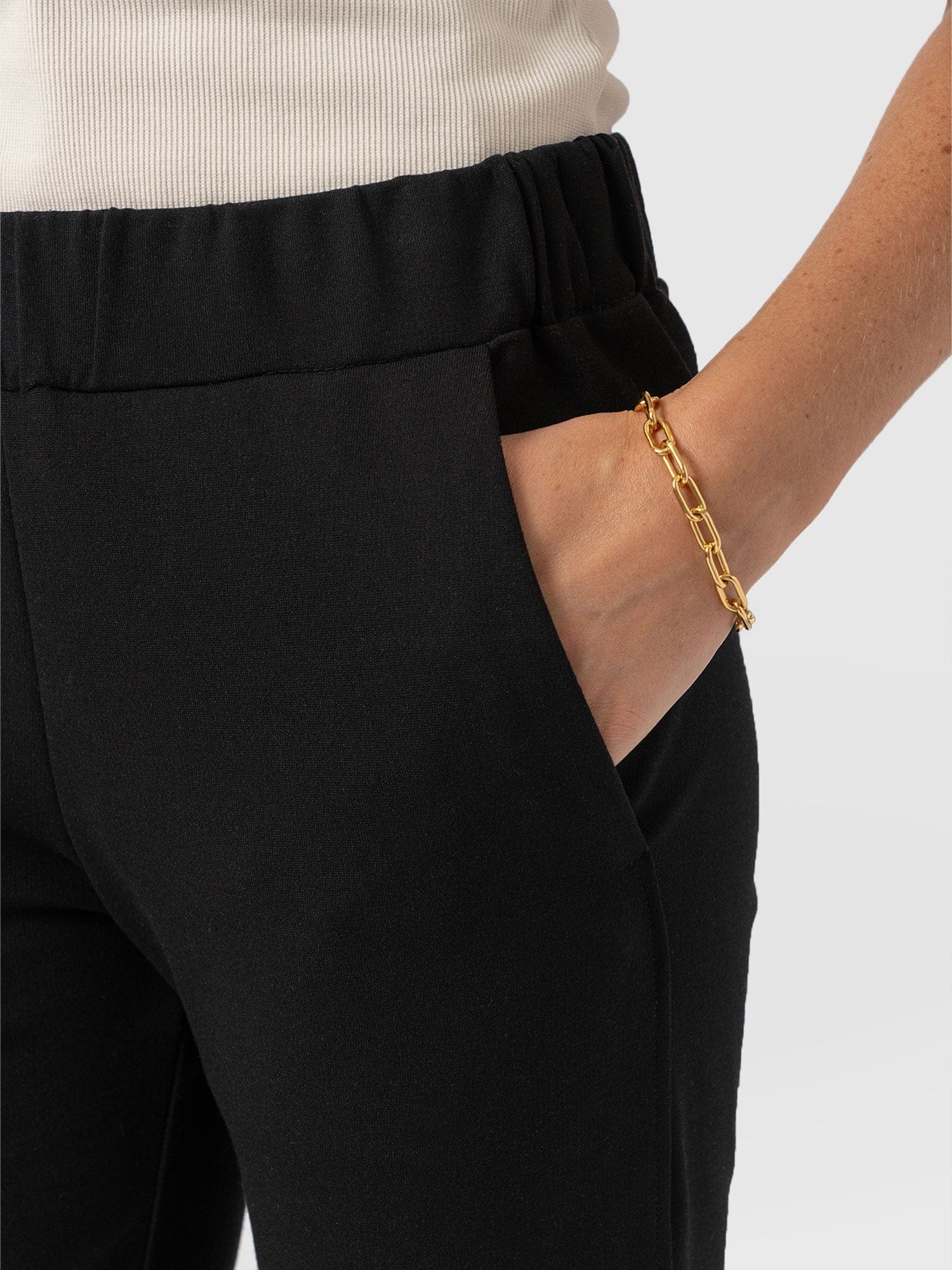 Finsbury Pant Black - Women's Trousers | Saint + Sofia® UK