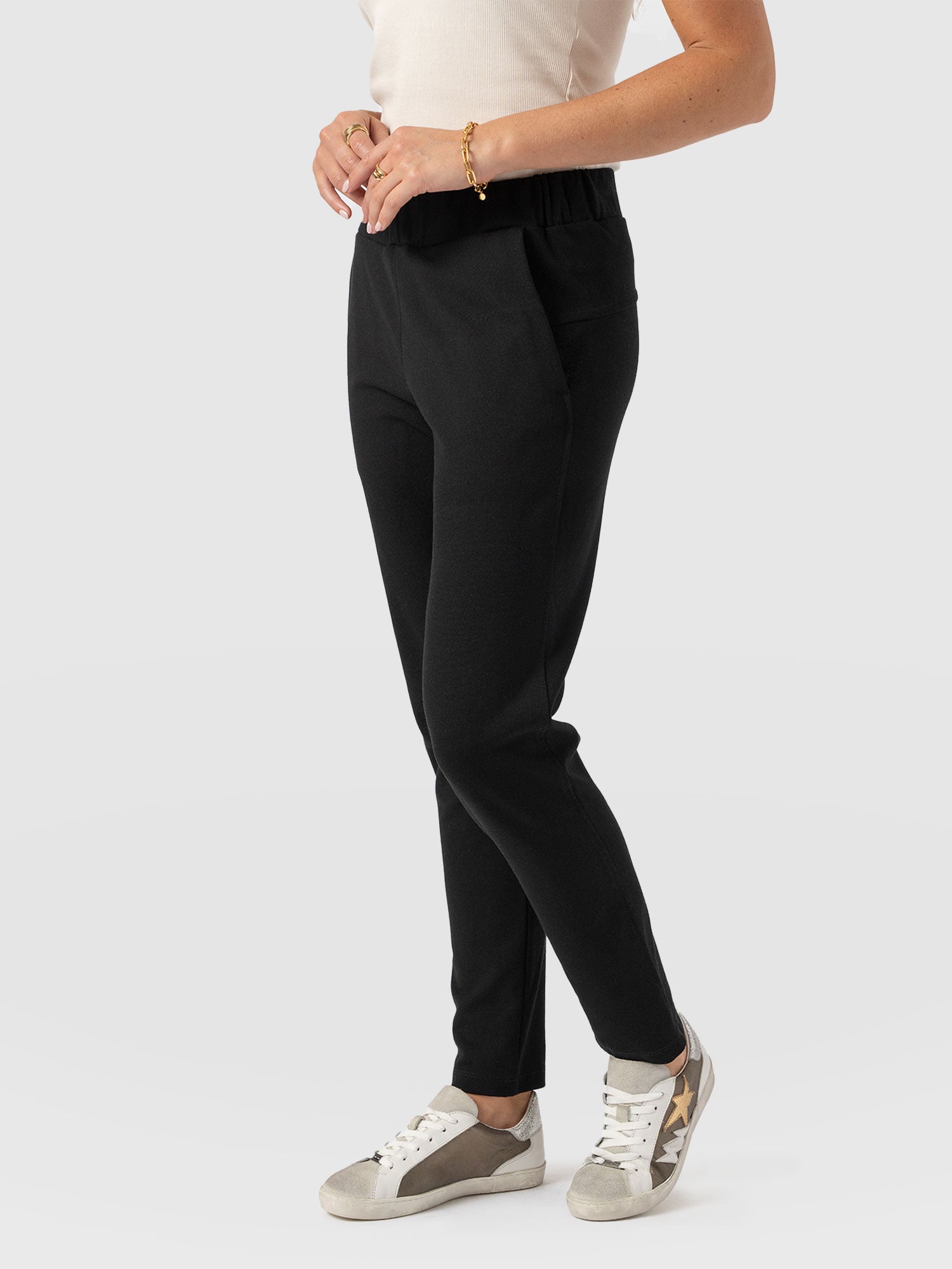 Finsbury Pant Black - Women's Trousers | Saint + Sofia® UK