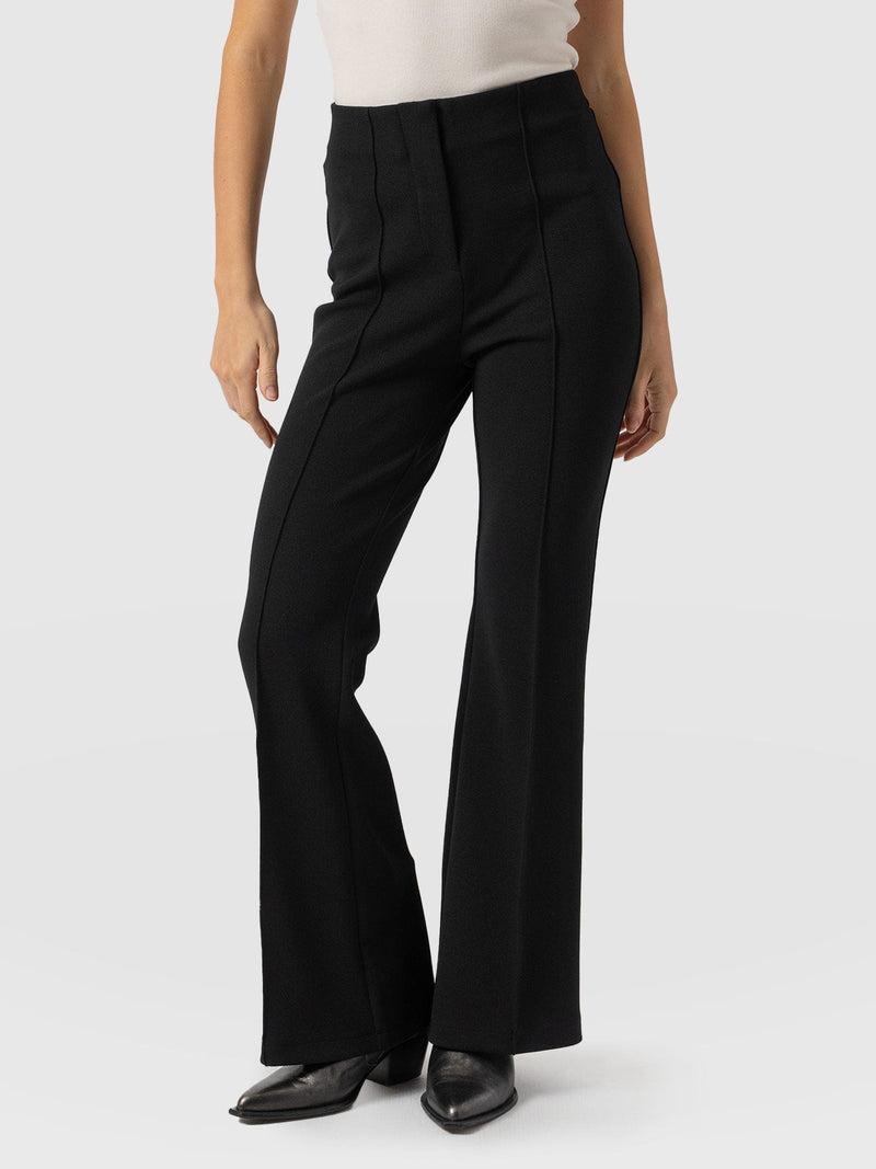 Freya Flared Trouser - Black